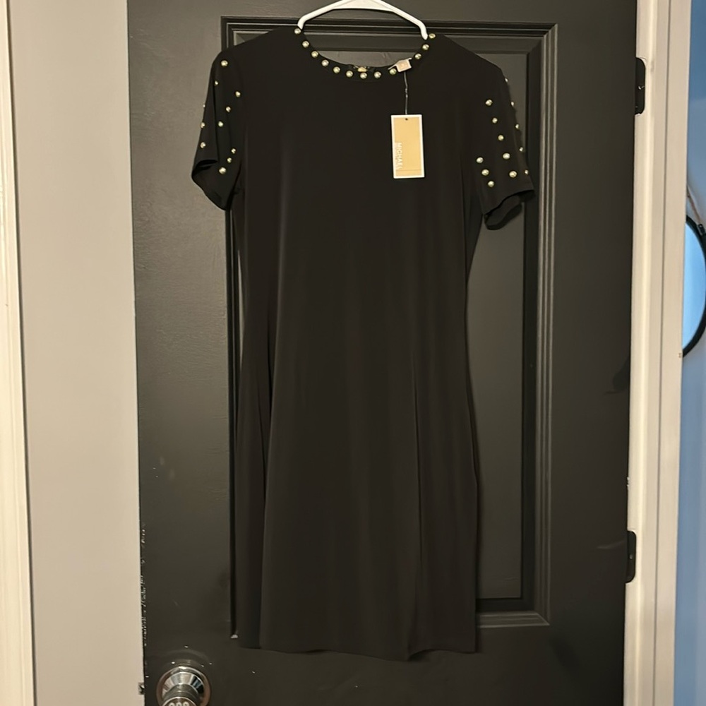 Michael kors Black dress with gold details